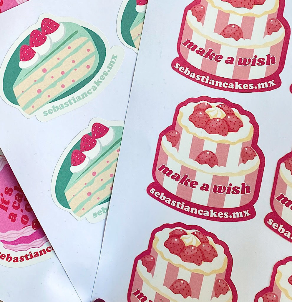 1000 Sticker en vinil con suaje 2 pulgadas