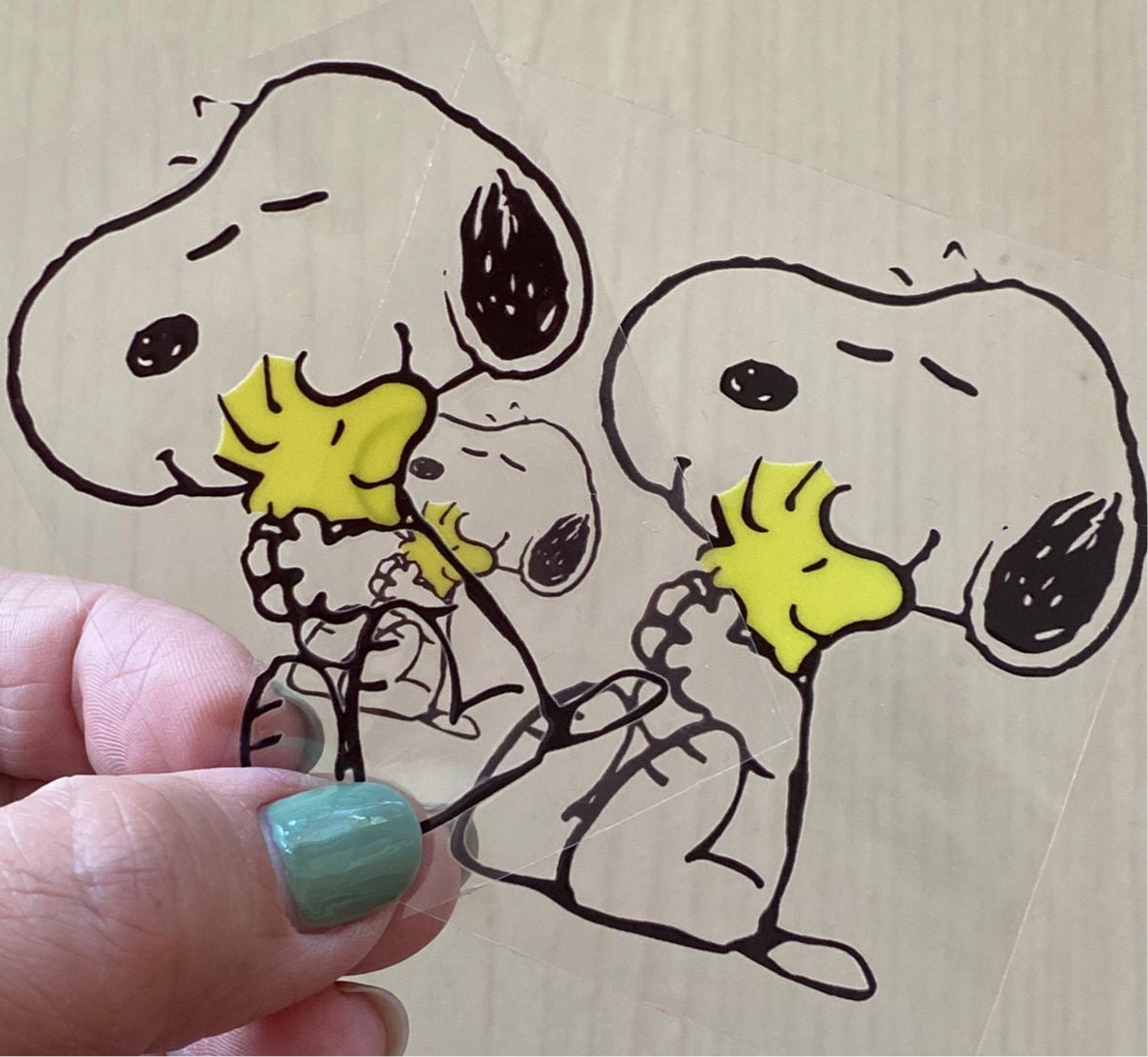 Stickers en DTF UV