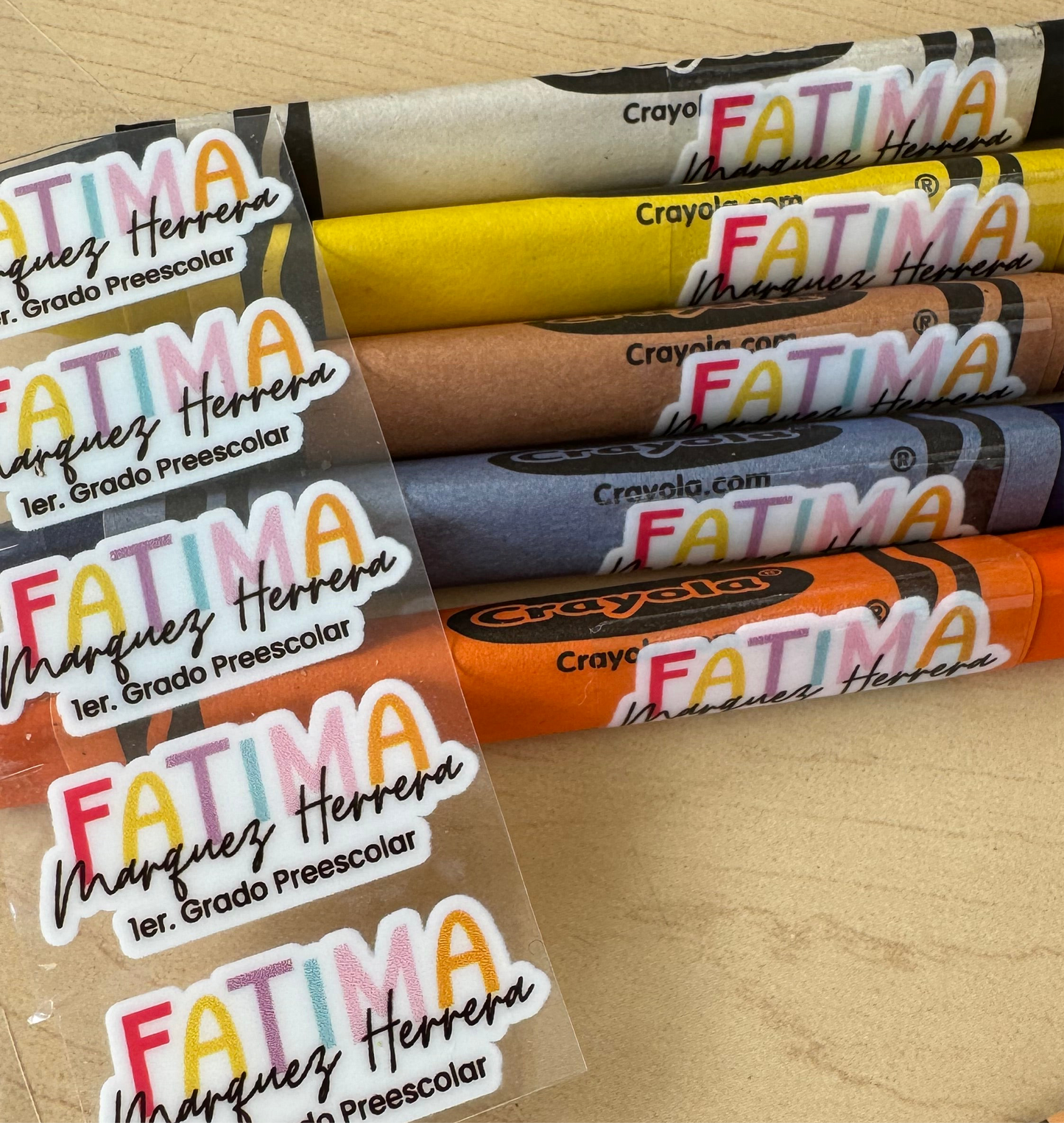 Stickers en DTF UV